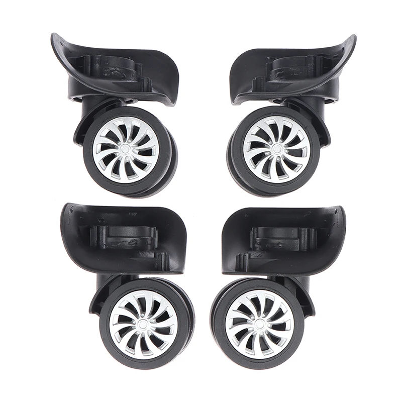 Roue en Caoutchouc Résistante à 360 ° pour Valise et Bagage, Outils Universels pour Chariot, 4 Pièces