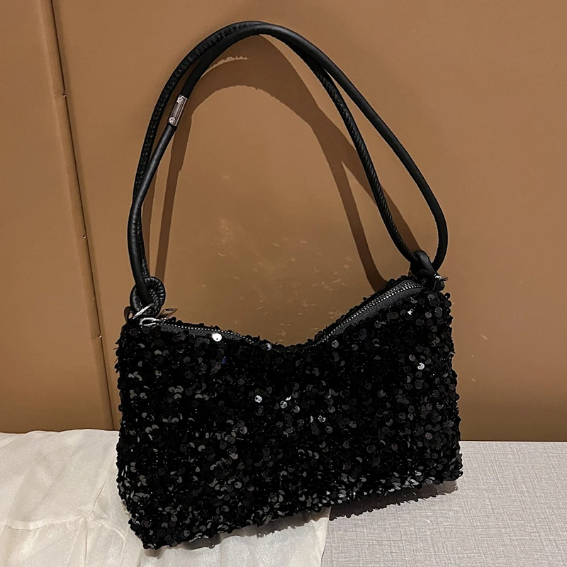Sac à main tendance populaire pour femmes dans un nouveau style, version coréenne, populaire parmi les canaux, sac à bandoulière à paillettes, polyvalent et sui