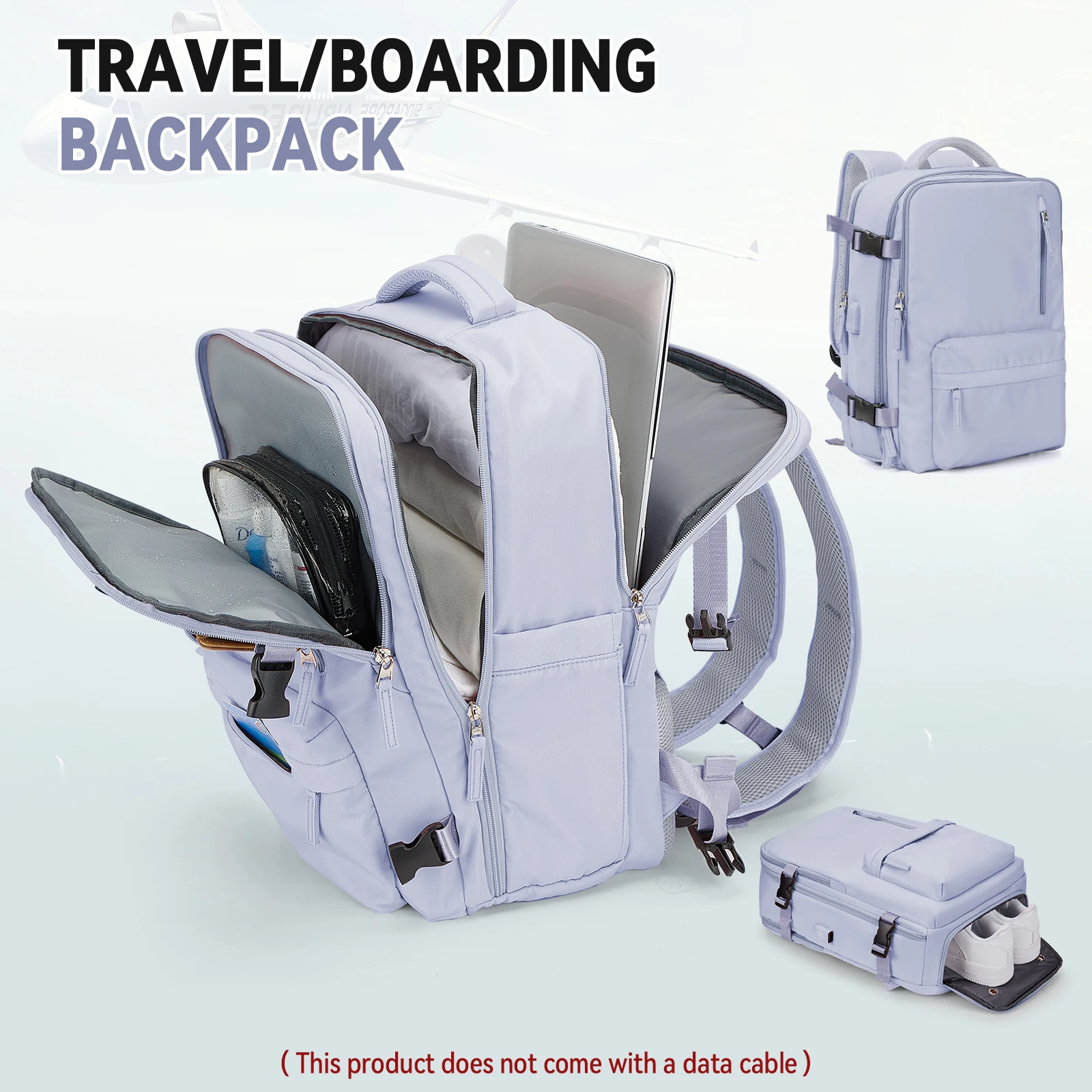Sac à dos pour bagages à main 40x30x20, sac à dos de cabine de voyage pour dames, sac à dos étanche, sac à dos pour ordinateur portable à main pour hommes, sac