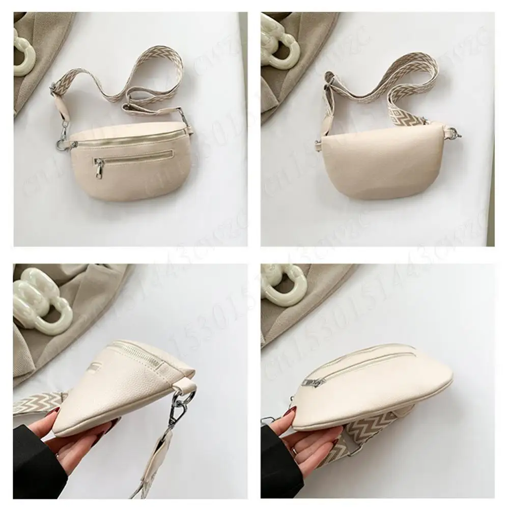 sac à bandoulière élégant pour femmes, sac de poitrine vintage, sac à bandoulière simple multi poches, sac à bandoulière de mode, sac de voyage en plein air