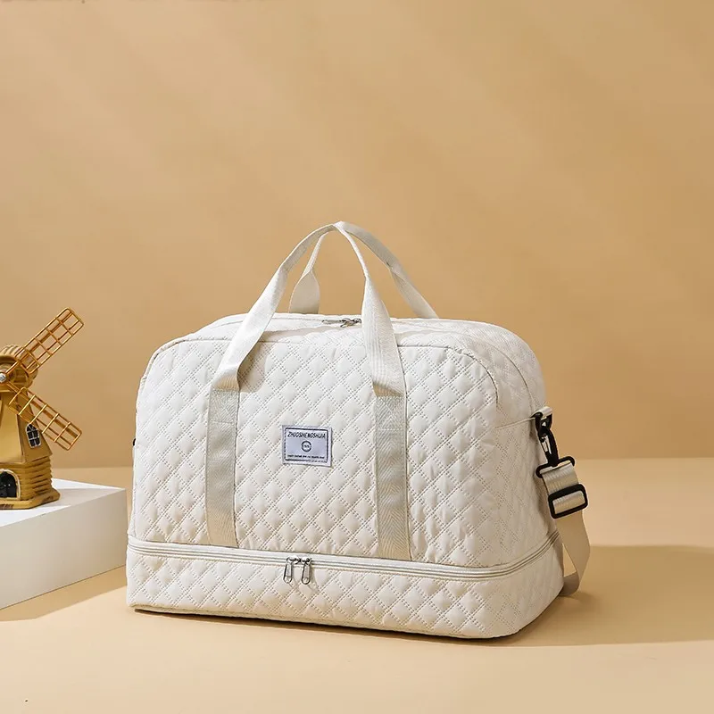 sac de sport de grande capacité, sac à main – design de compartiment à la mode et pratique, adapté à la salle de sport, au yoga et au sac à bandoulière pour femmes