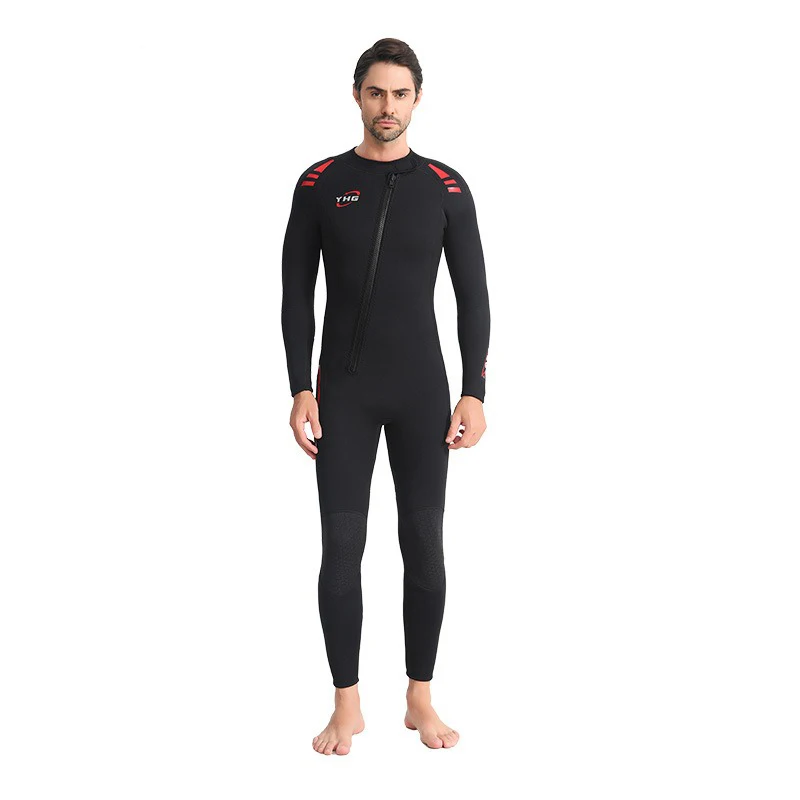 Combinaison complète de 3 mm : idéale pour la plongée, le surf, la pêche, les missions de sauvetage et toutes les aventures aquatiques – Chaleur SCR de 3 mm, durable