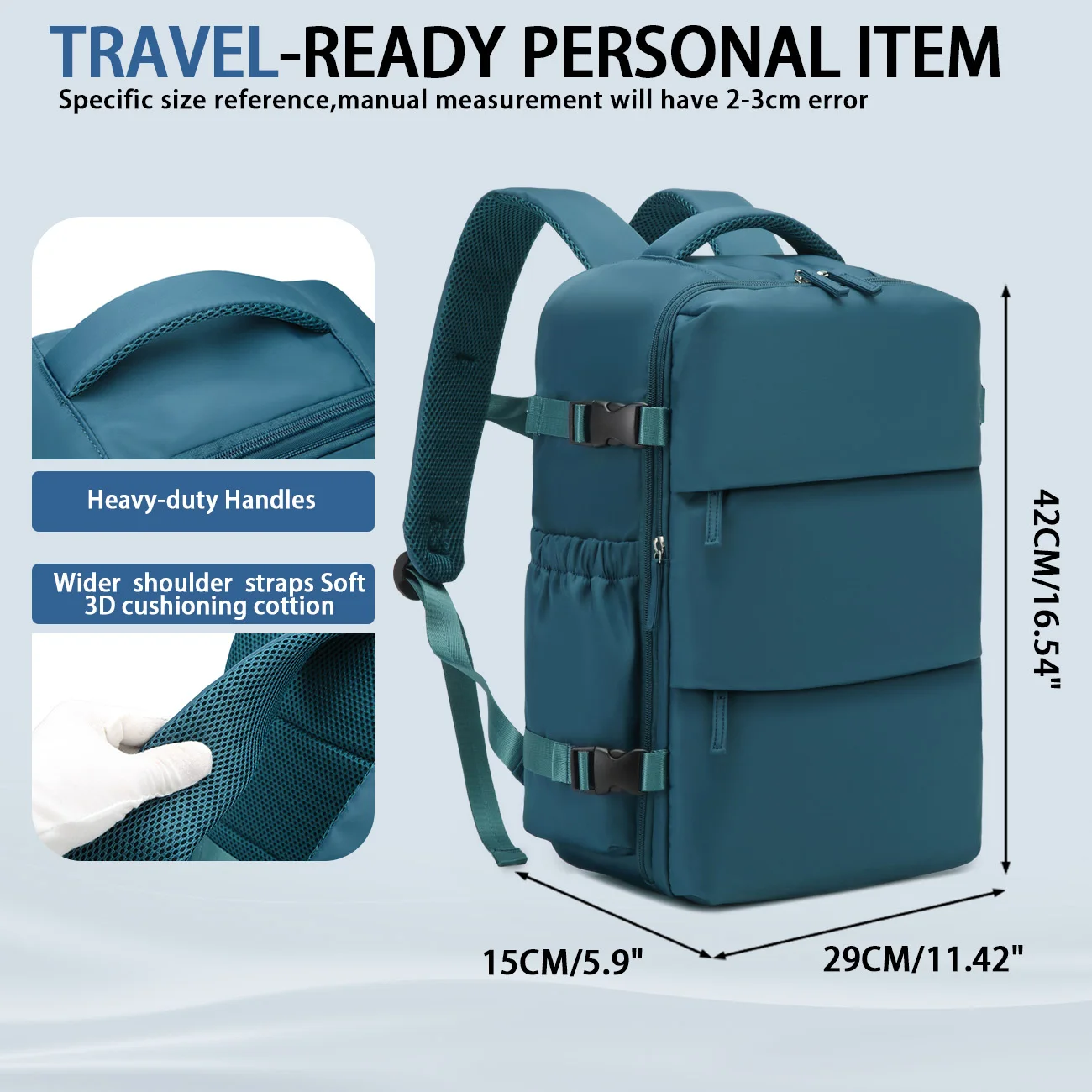 sac à dos à bagages compressé sous vide, sac à dos à main certifié pour avion, sac à dos multifonctionnel de grande capacité