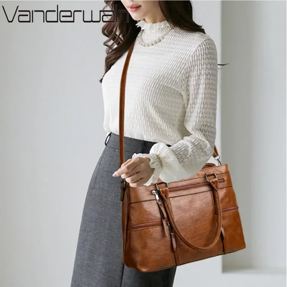 sac à main élégant pour femmes de haute qualité en cuir sacs à poignée supérieure sac à main dames sac à bandoulière fourre tout décontracté bolso marca lujo