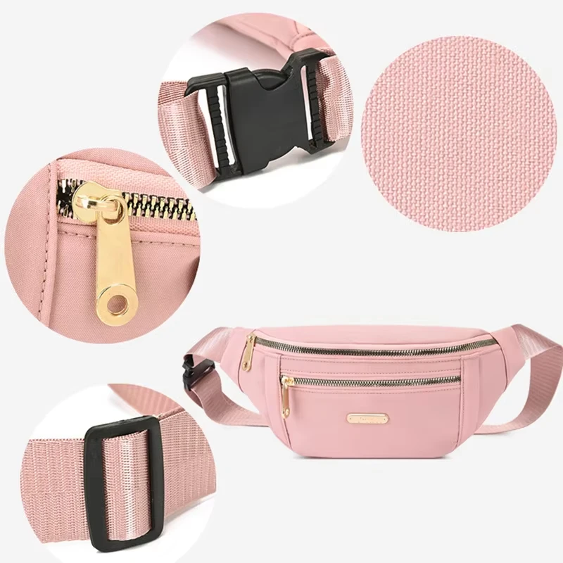 sacs de taille à bandoulière pour femmes, sacs de poitrine pour documents de loisirs oxford, sacs à main à bandoulière initiés, sacs de messager féminins, sacs de ceinture