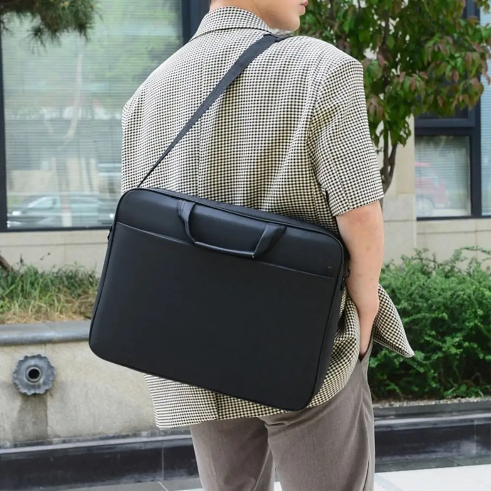 sac pour ordinateur portable de grande capacité, étui de protection antichoc pour ordinateur portable 15.6 17 pouces, sangle de transport pour lenovo/hp/dell/asus/samsung