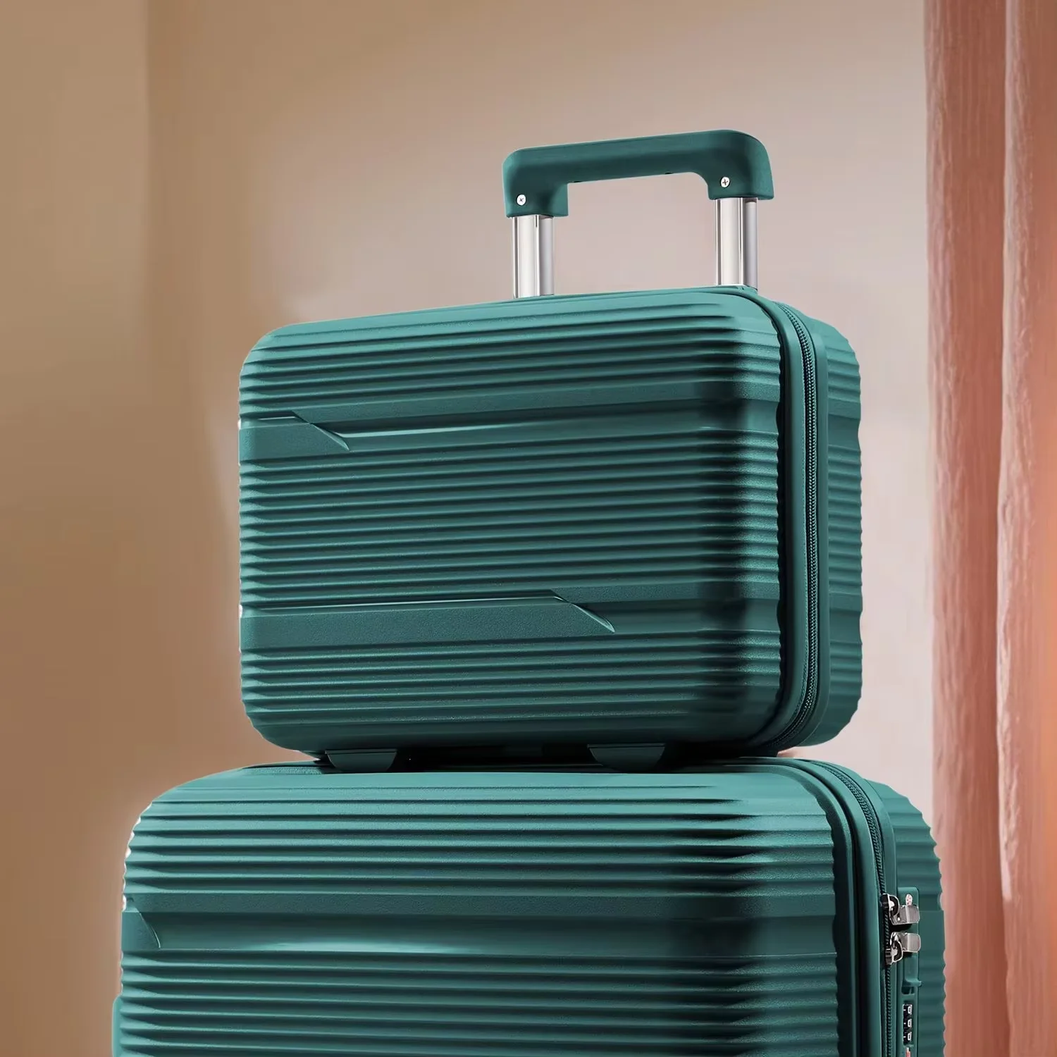 petite valise de voyage légère pour femme et fille, sac d'embarquement, sac à main de rangement, trousse de maquillage, bagage, nouveau, 13"