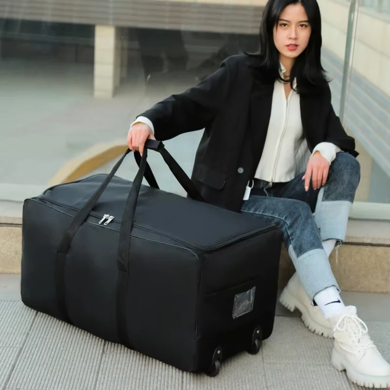 valise à roulettes extensible, sac de rangement de bagages avec roulettes, grande capacité, porte bagages, sac à main, sacs à roulettes pliables