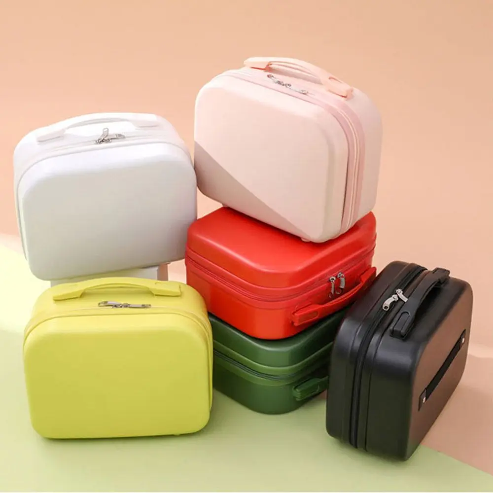 14 pouces mini femmes bagage à main valise court voyage bagages de voyage maquillage sacs de voyage