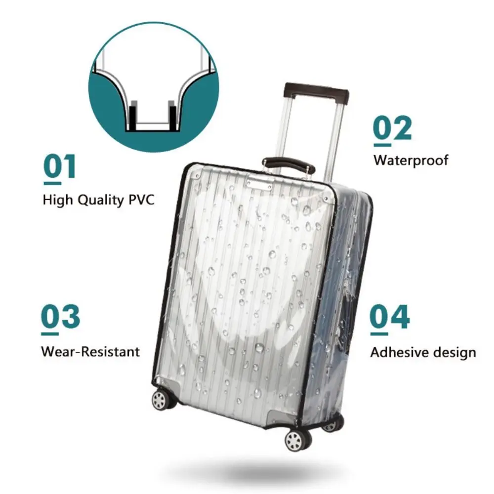 housses de protection imperméables pour bagages, housses de protection anti poussière, housse de bagage de voyage pour valise de 16 à 30 pouces