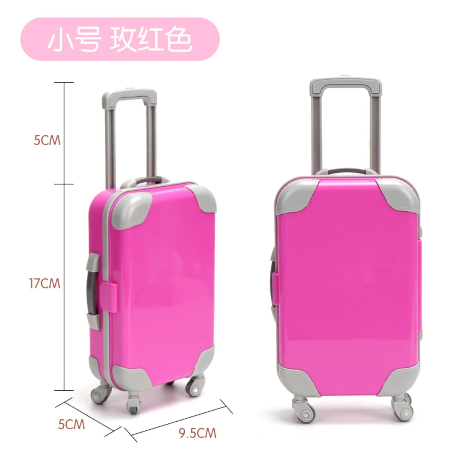 accessoires de jouets, une variété de valises assorties aux couleurs, adaptées aux poupées américaines, poupées pour nouveau nés
