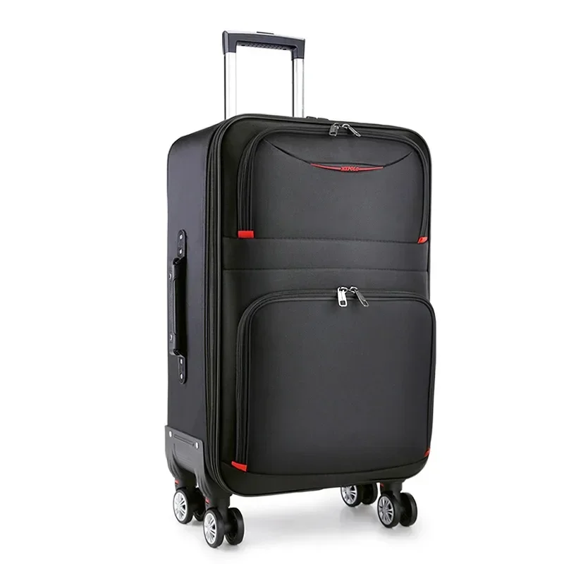 Valise à Roulettes Étanche avec Poignée et Roue Amovible, Sac de Voyage de Grande Capacité, Oxford, Ensemble de Bagages à Roulettes avec Mot de Passe