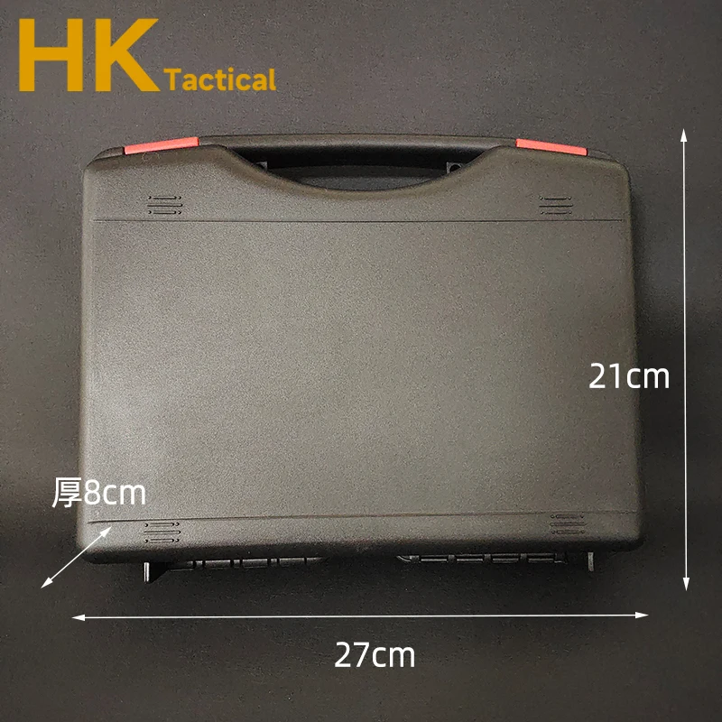 valise à pistolet tactique abs, boîte de transport de rangement de sécurité pour accessoires de pistolet de chasse kublai, étui rigide de rangement de sécurité