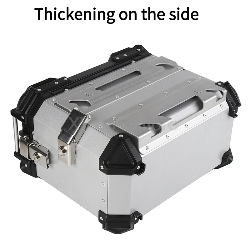 boîte arrière universelle pour moto, valise de voyage étanche pour casque, grande capacité 38l 45l avec coffre de verrouillage pour voyage d'équitation