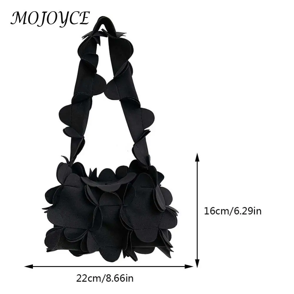 mn sac à main en cuir pu avec motif floral 3d pour dames, sac initié, portable, mode, utilisation 03, occasions spéciales