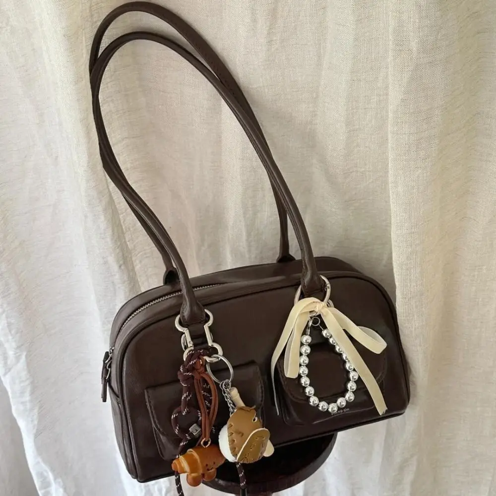 sac à main en cuir pu pour femmes, sac à bandoulière à double poignée, polyvalent, mode, taille moyenne, fermeture à glissière, nouvelle collection 2025