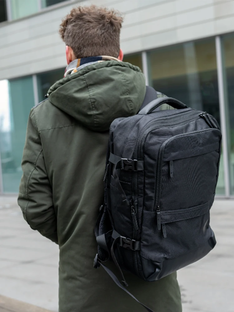 bagsmart valise sac à dos de voyage pour easyjet cabine sac 45x36x20 sacs à dos pour hommes remplaçable étanche 17 ''sac à dos pour ordinateur portable