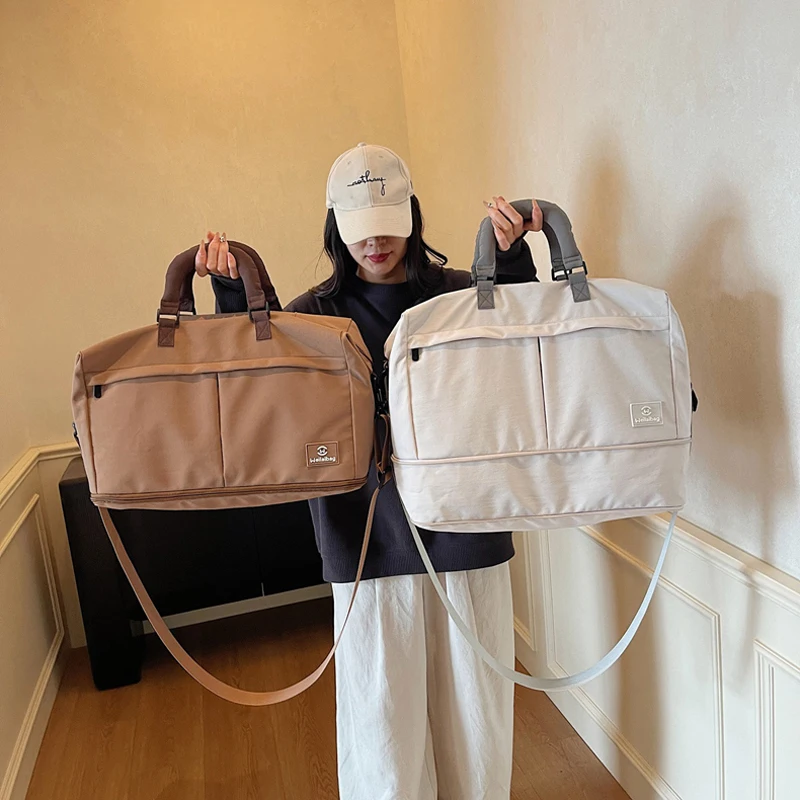 femmes voyage bagages sacs à bandoulière décontracté voyage en plein air court voyage sac portable trajet gymnase fitness sport sac à main