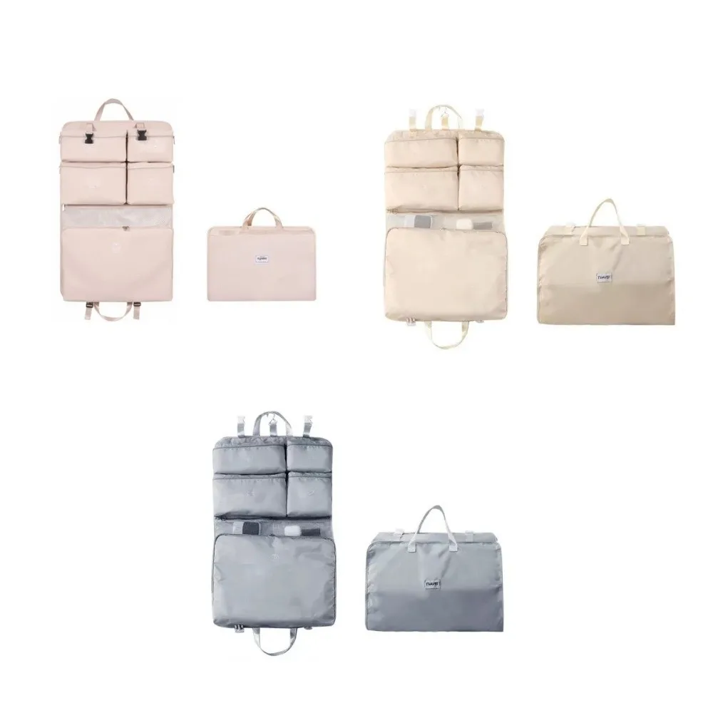 pochette de rangement de bagages suspendue, grande capacité, valise anti poussière, sac de rangement de vêtements, résistant à l'humidité, lavable