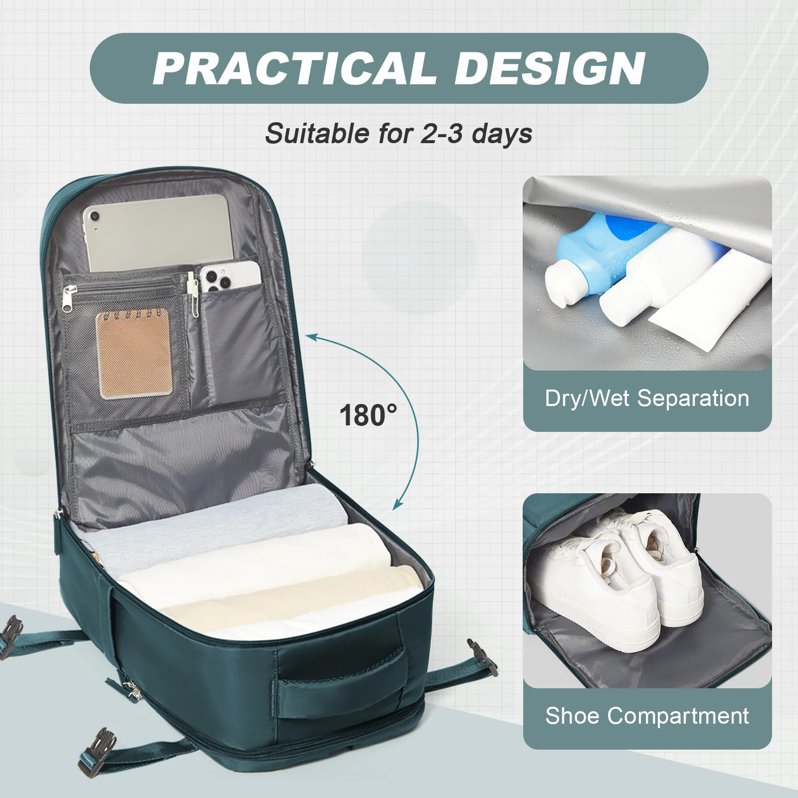 easyjet sac de cabine pour hommes et femmes, sac à dos de voyage en avion, sac de transport ryanair, sac à dos pour ordinateur portable, taille cabine, 45x36x20, 40x20x25