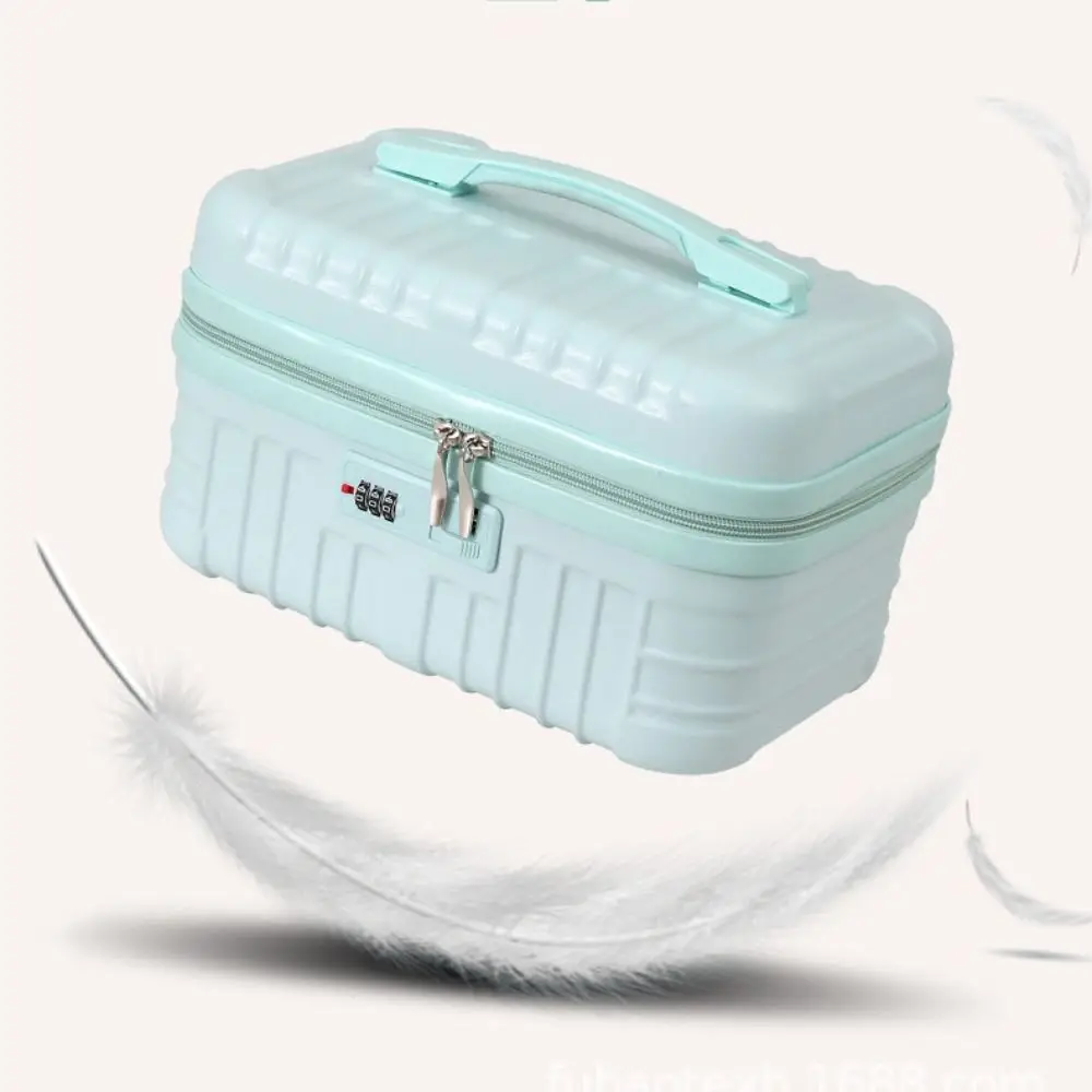 petit étui à cosmétiques de 17 pouces, mini sac à bagages portable de grande capacité, sac de rangement de toilette étanche durable, valise