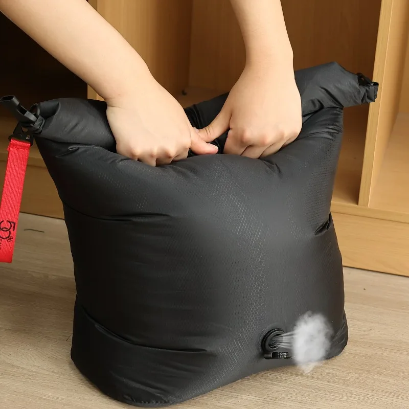 sac sous vide de voyage, sac de rangement réutilisable, sac de compression pliable de voyage en plein air pour valises, sac à dos, rangement de bagages, gain de place