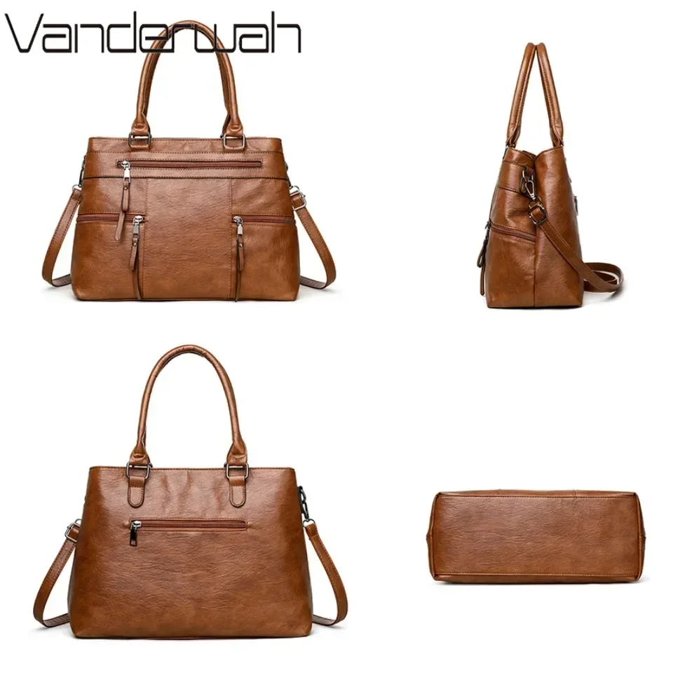 sac à main élégant pour femmes de haute qualité en cuir sacs à poignée supérieure sac à main dames sac à bandoulière fourre tout décontracté bolso marca lujo
