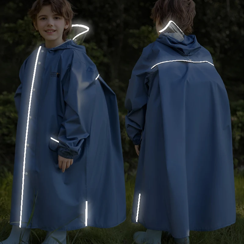 imperméable imperméable avec sac à dos pour enfants, imperméable complet pour enfants, imperméable pour élèves du primaire, nouveau