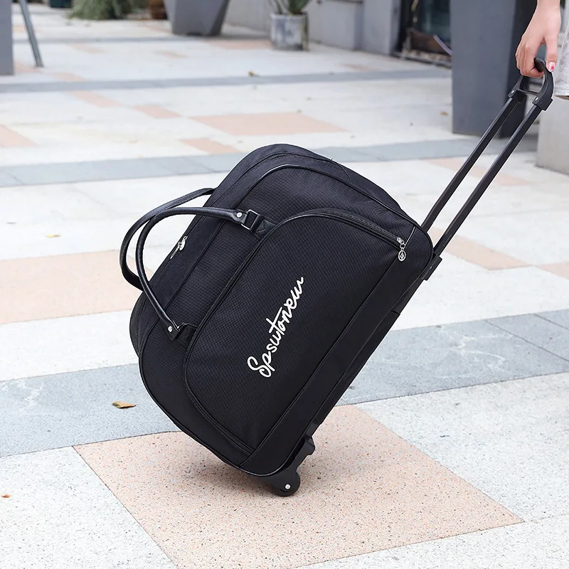 valise de voyage sac à roulettes sacs à bagages de grande capacité pliable cabine de sport femmes hommes bagages à main sacs à main