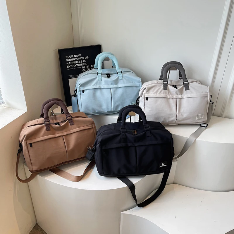 femmes voyage bagages sacs à bandoulière décontracté voyage en plein air court voyage sac portable trajet gymnase fitness sport sac à main
