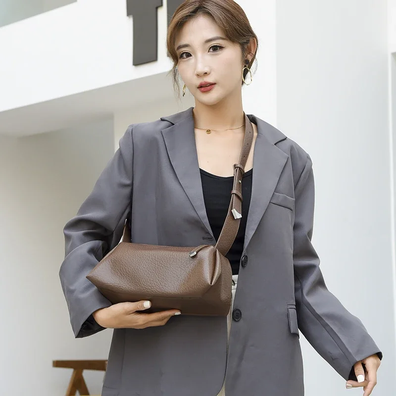 mini sac à main en cuir souple pour femme, sac messager initié, fourre tout de simplicité de document solide, sac à bandoulière pour femme, mode de luxe