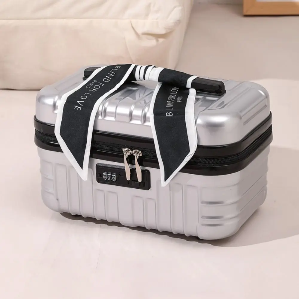 tendance 17 pouces trousse à cosmétiques grande capacité portable trousse de rangement de toilette à la mode étanche trousse de maquillage valise