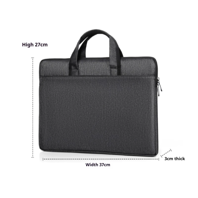 sac fourre tout élégant pour ordinateur portable, mallette d'affaires de grande capacité, design simple – parfait pour l'école, le bureau et les déplacements quotidiens.