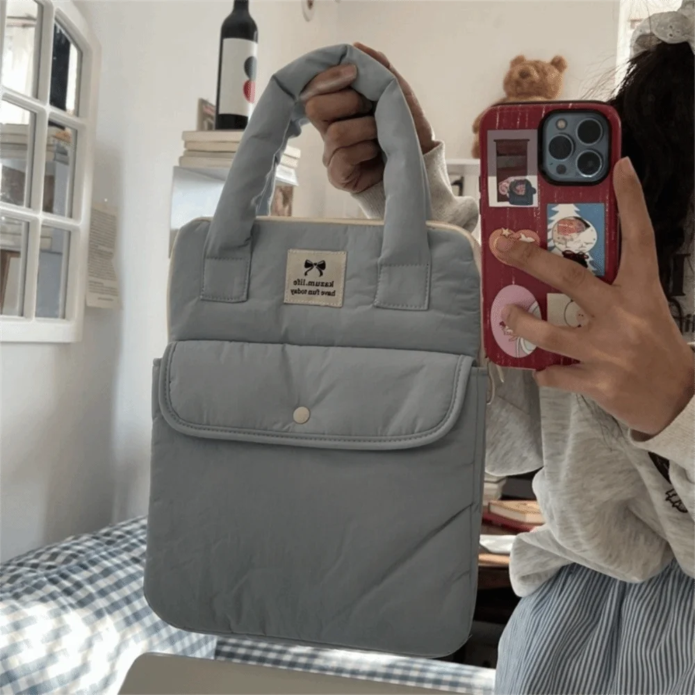 Étui de transport pour tablette 11 pouces, résistant aux chocs, pochette bouffante pour ordinateur portable, sac d'ordinateur souple décontracté pour l'école