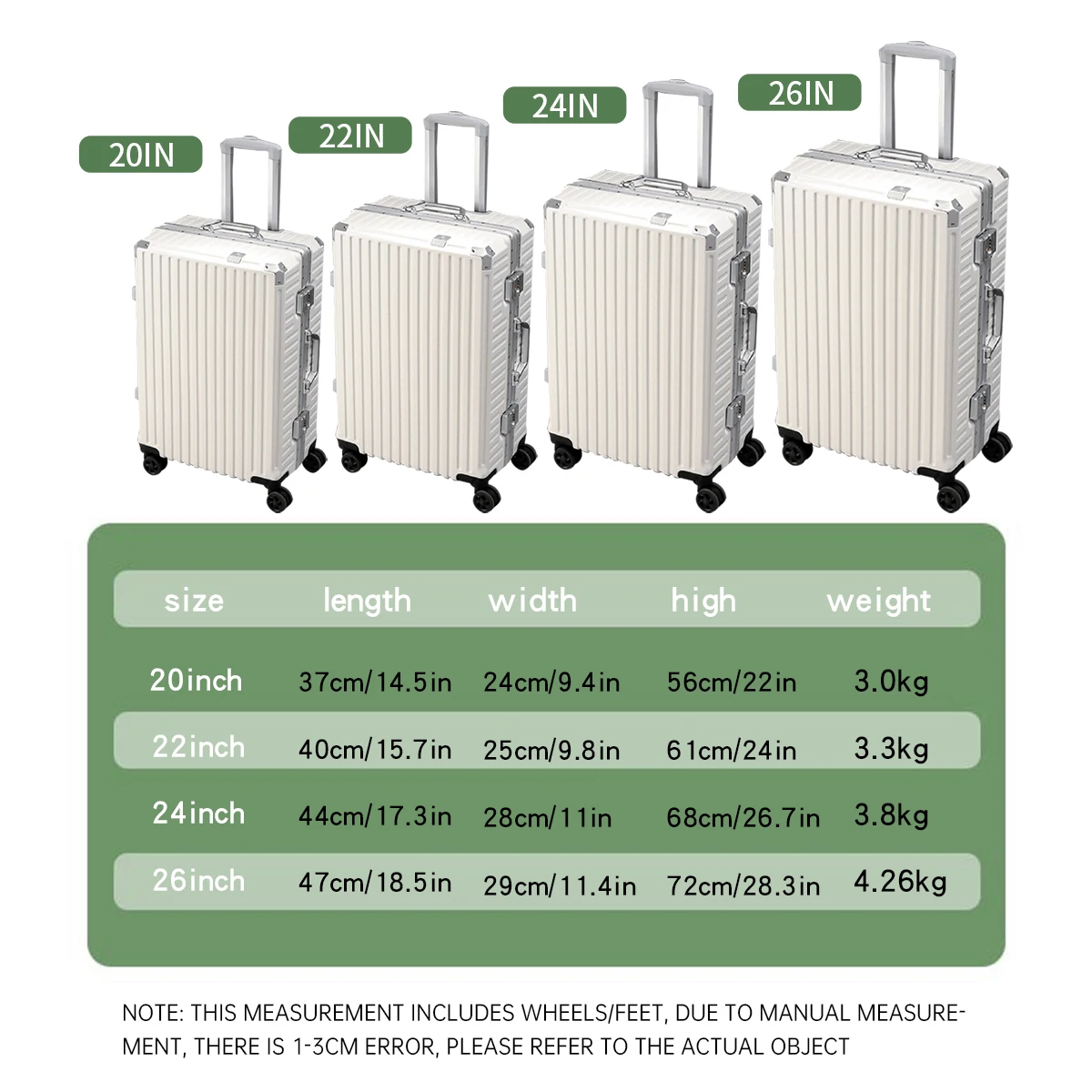 bagage à roulettes 20 24 26 28 pouces cadre en aluminium valise à roulettes valise de voyage usb sur roues serrure à combinaison bagage à main