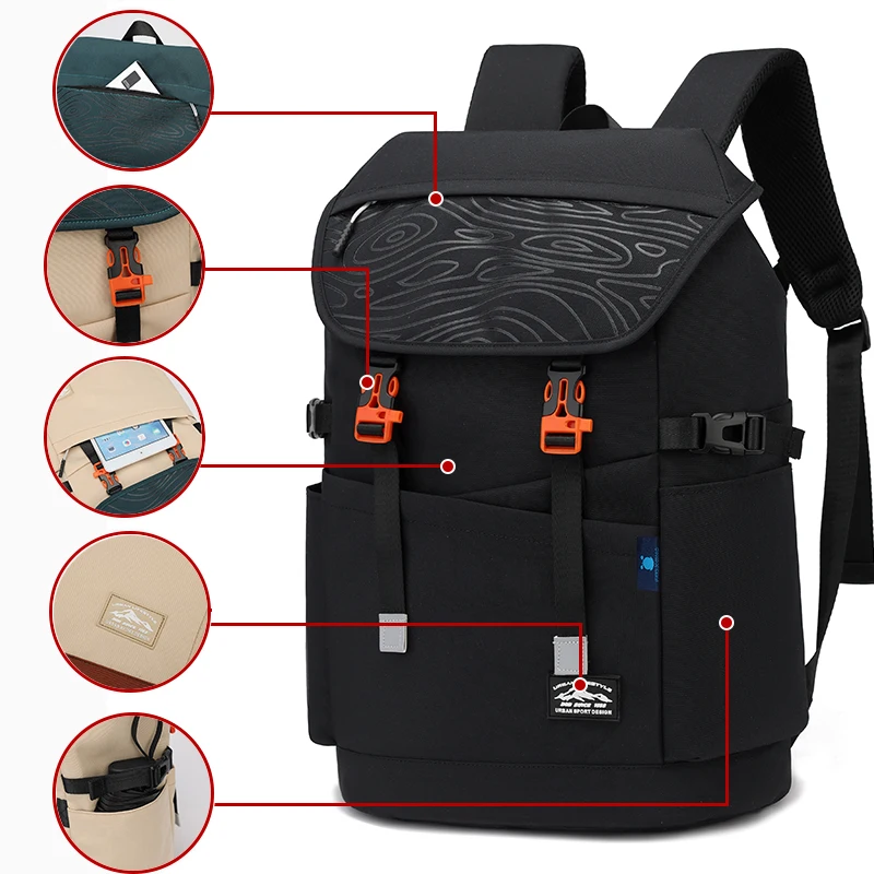 40l sac à dos de cabine extérieure sous le siège sac de sport de voyage sac à dos de voyage de cabine de voyage en plein air 40x20x25