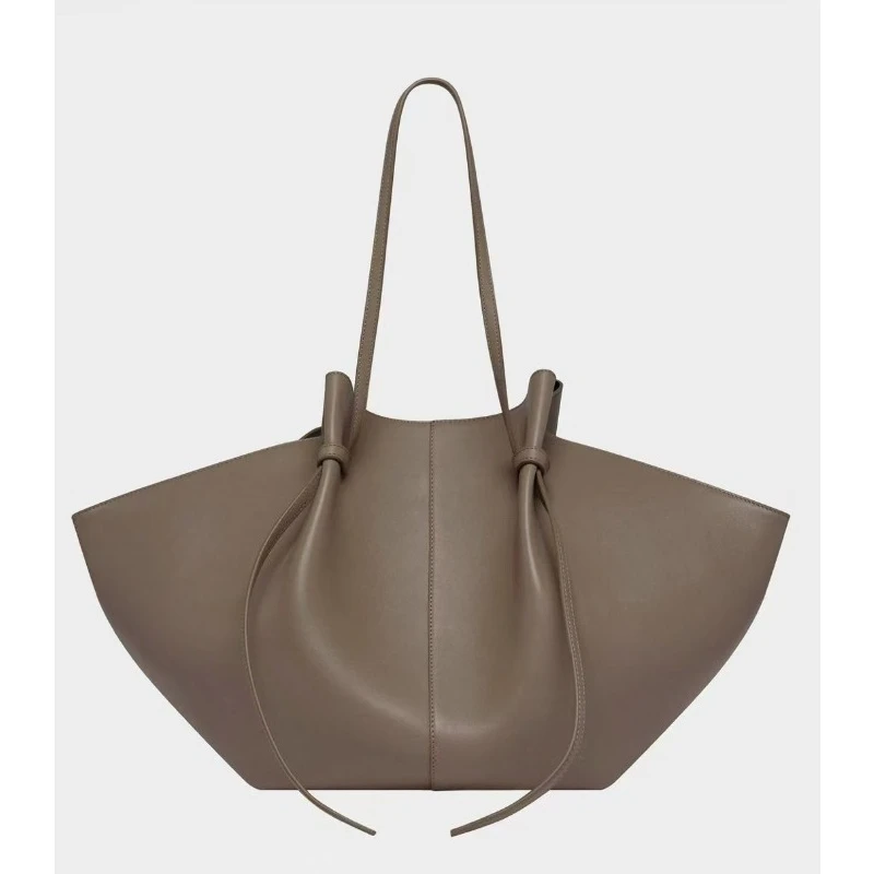 sac à main de luxe en daim/cuir véritable pour femmes, sac à bandoulière de grande capacité, sac de rangement en forme d'aile, sac de shopping à la mode