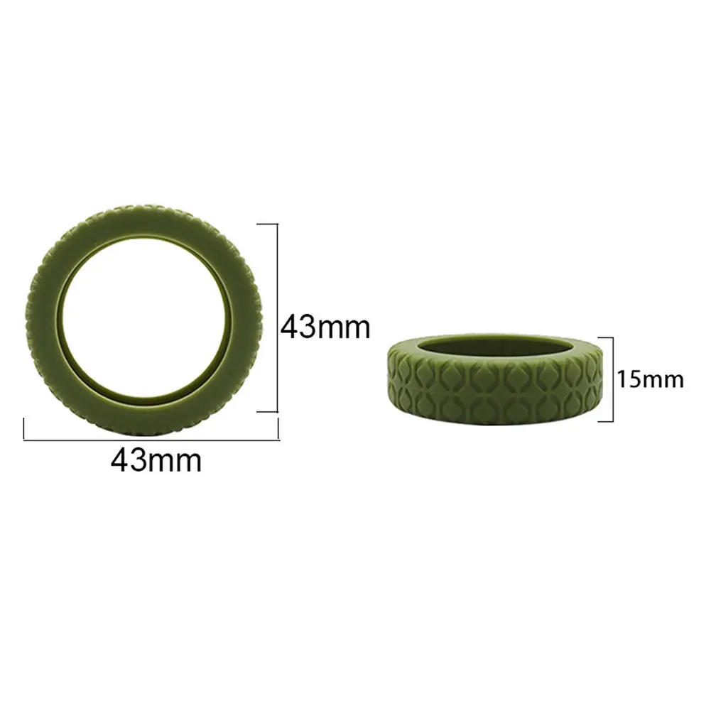 8 pièces valises de voyage housses de roue anti dérapant résistant à l'usure silicone silencieux housse de protection pour bagage à main roulette manchon