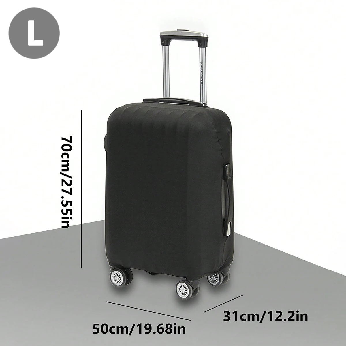 housse de protection pour valise de voyage à la mode, housse de protection pour bagages, couleur unie, adaptée aux valises de 18 à 32 pouces, a zmt