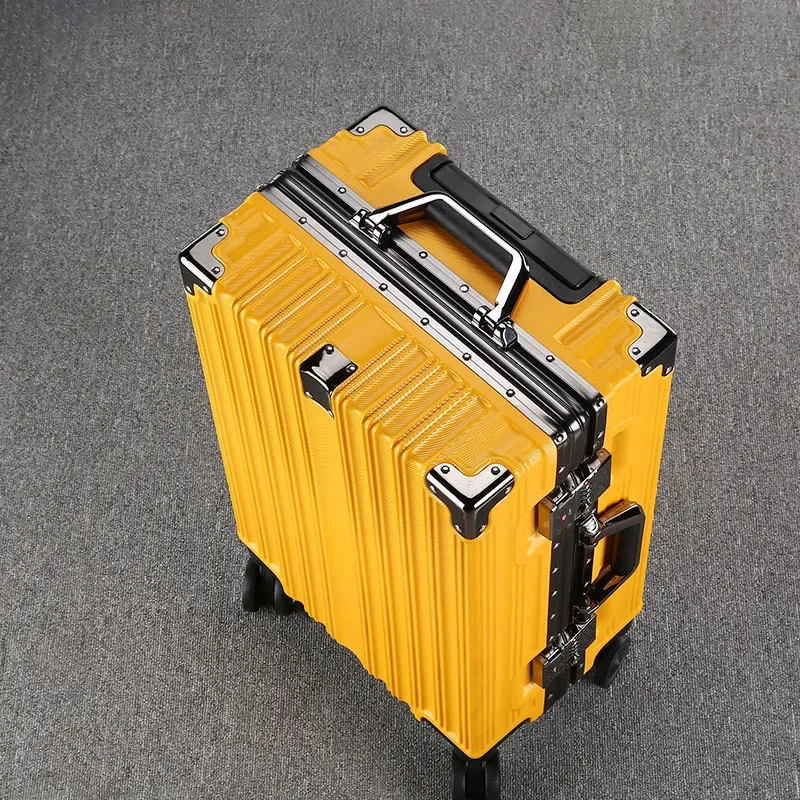 valise à roulettes avec cadre en aluminium, cabine d'embarquement, valise à roulettes avec mot de passe, homme