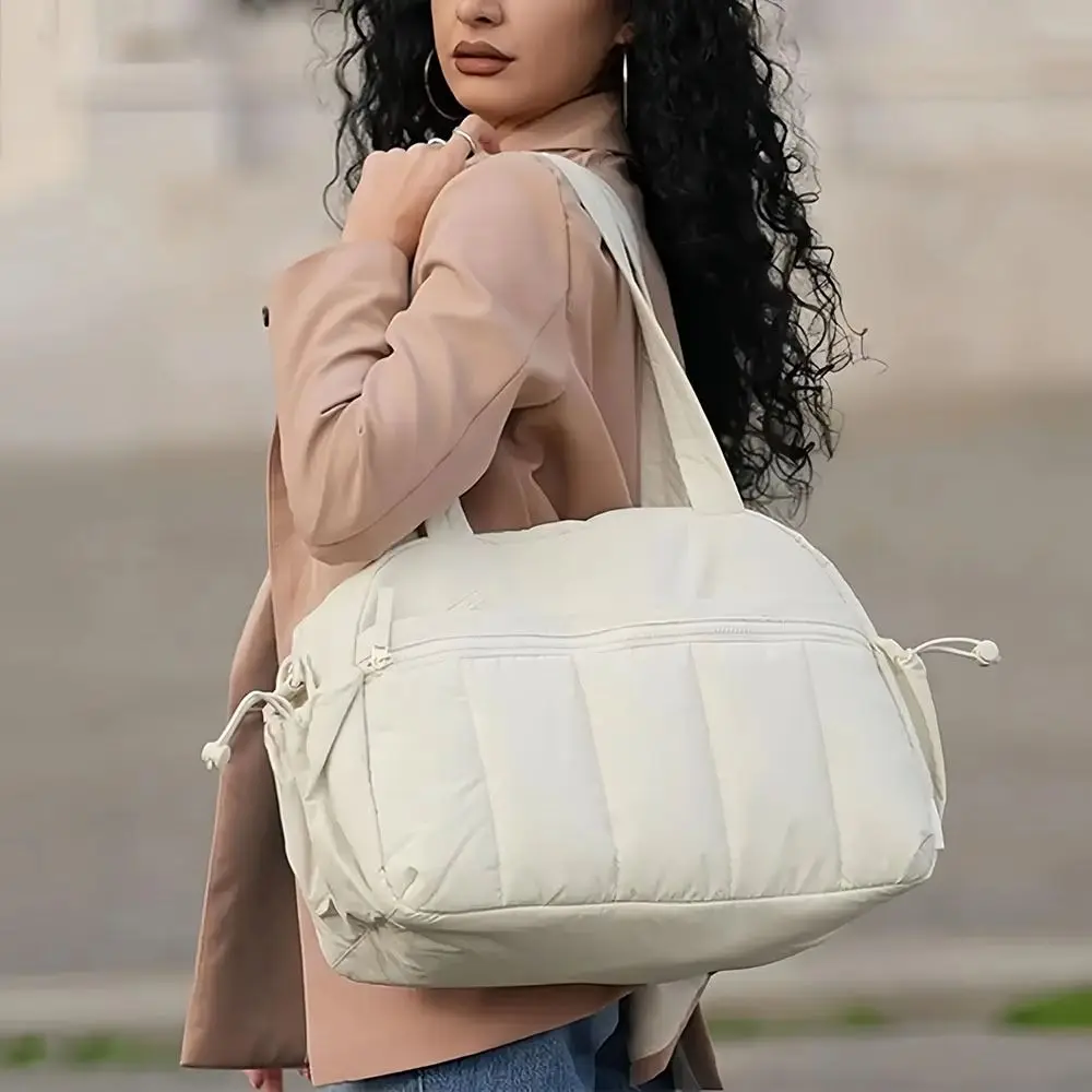 sac polochon de voyage de grande capacité, séparation sèche et humide, valise de voyage étanche, légère, style nuage