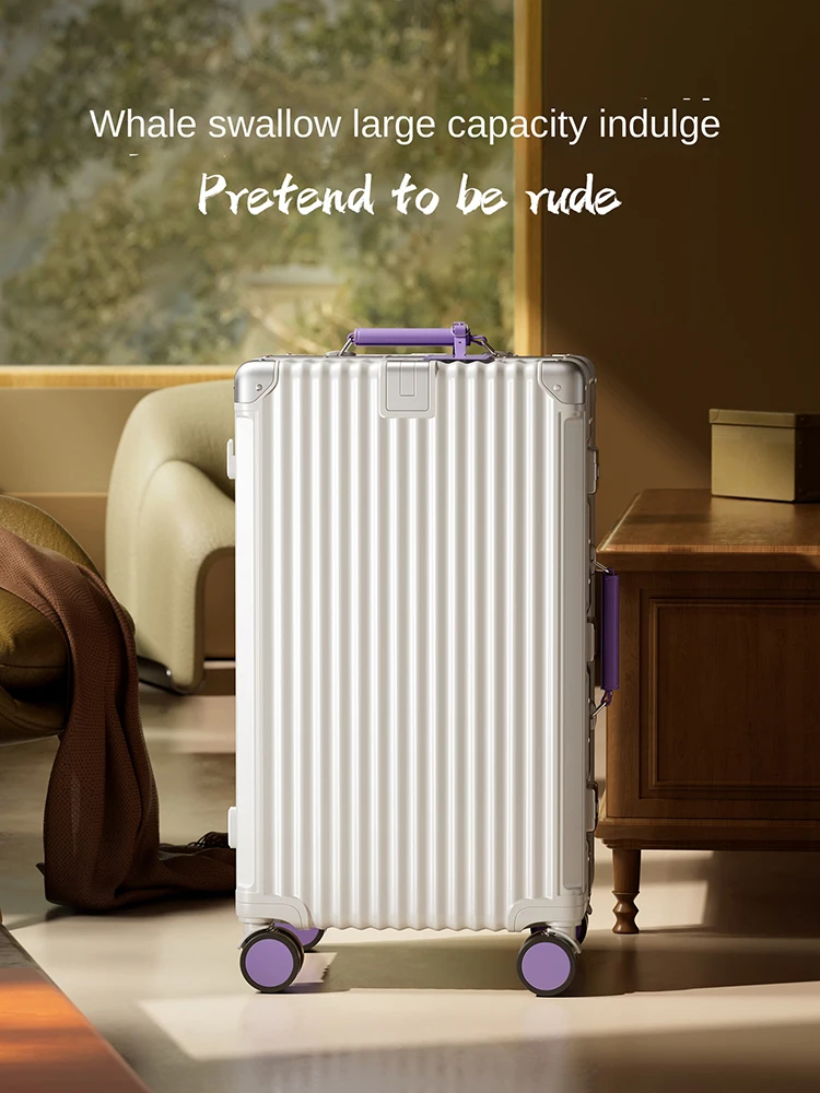 valises de voyage 28/30/32 pouces, grande capacité, nouveau, solide et durable, cadre en aluminium épais, valise à roulettes, 20 pouces