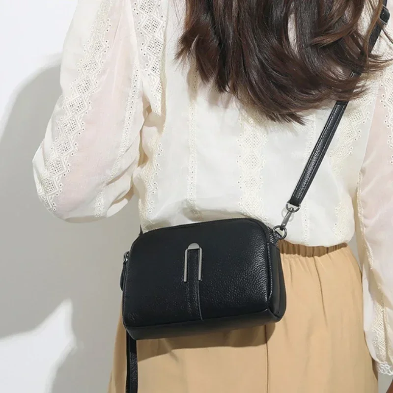 Sac à Main de Luxe en Cuir group pour Femme, Pochette pour Téléphone, Bandoulière, Messager, 2024