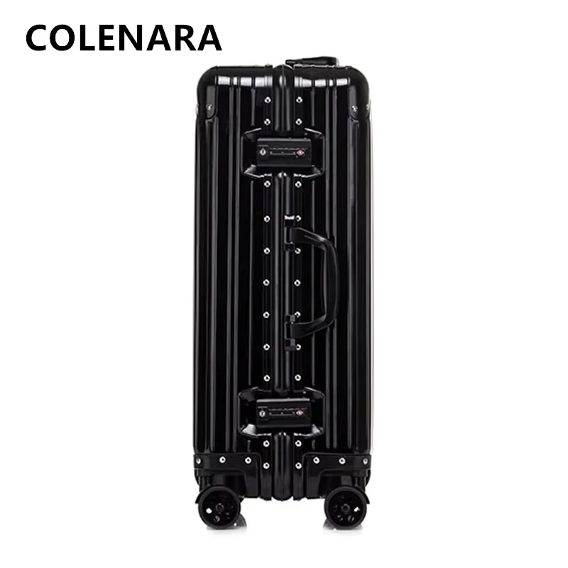 colenara valise de cabine valise à bagages de grande capacité 20 "boîte d'embarquement tout en aluminium et alliage de magnésium 24" 26 "29" bagages pour hommes