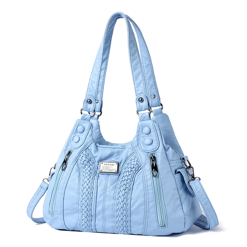 Sac à main en cuir pour femme, sacs initiés, sac à bandoulière en peau de mouton véritable, sac messager, fourre-tout pour mamans, mode