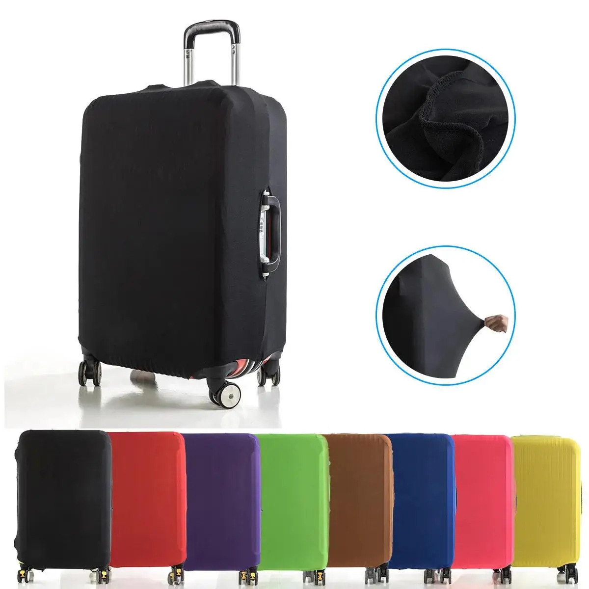 nouveau tissu valise protecteur bagages housse anti-poussière adapté pour 18-32 pouces valise étui organisateur de voyage