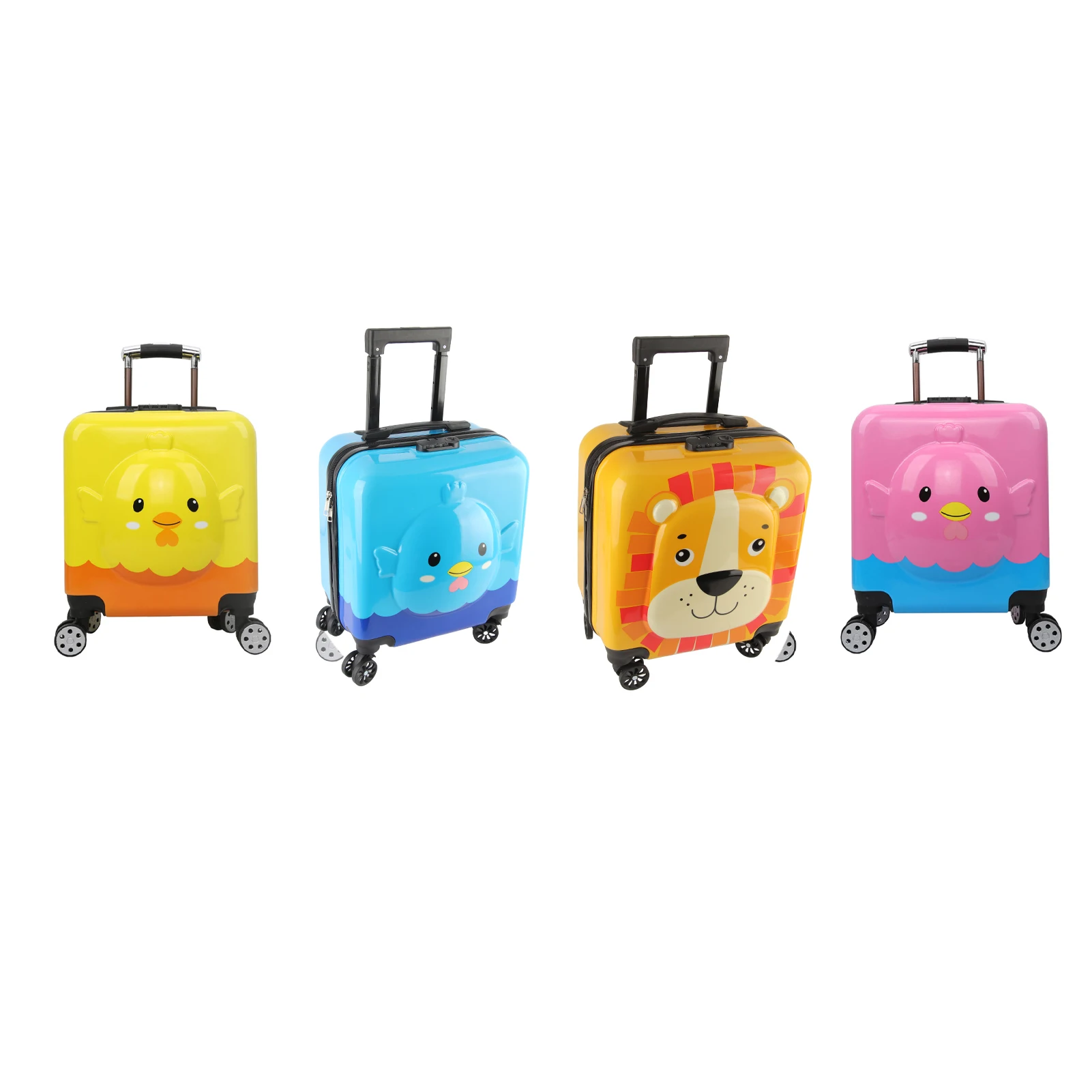 bagage pour enfants, rotation à 360 degrés, boîtier de chariot unisexe, valise pour tout petits avec sac à compartiment pour voyage