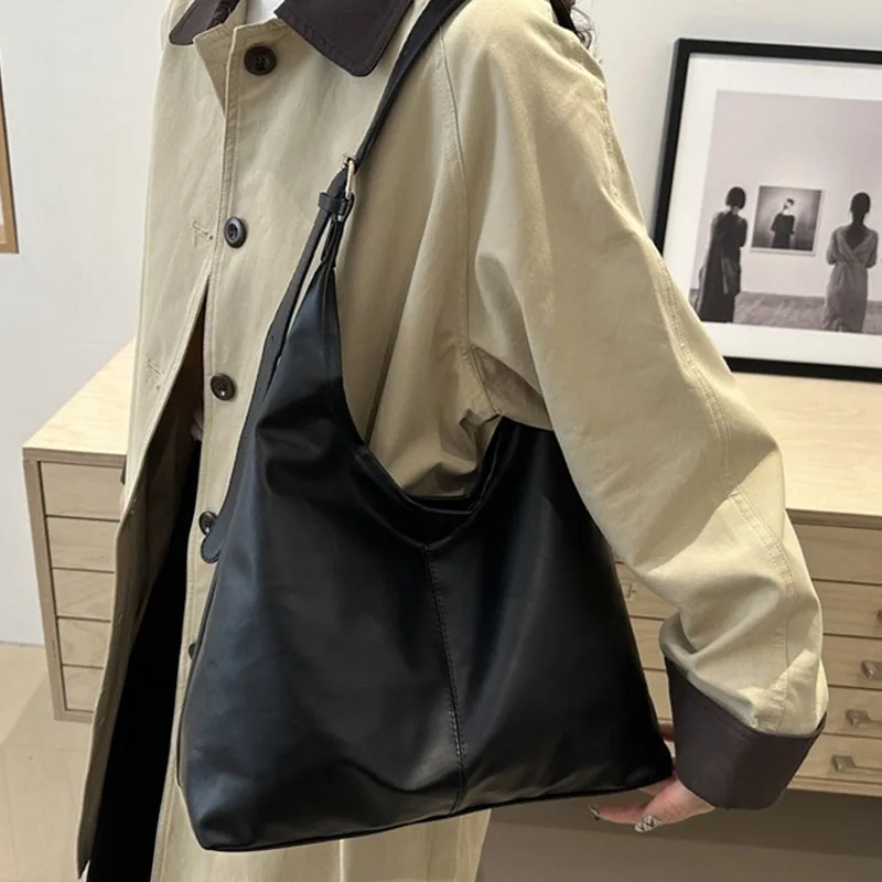 nouveau sac fourre tout main grande capacité femmes sac simple rétro sac à main minimaliste pack connaissement sacs à bandoulière seau fourre tout sac à main