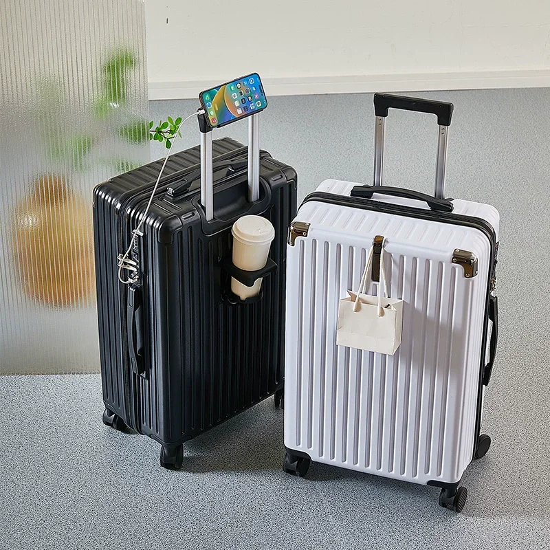 sac de voyage pour bagages à la mode, valise à bagages de 20/24 pouces, valise à serrure combinée