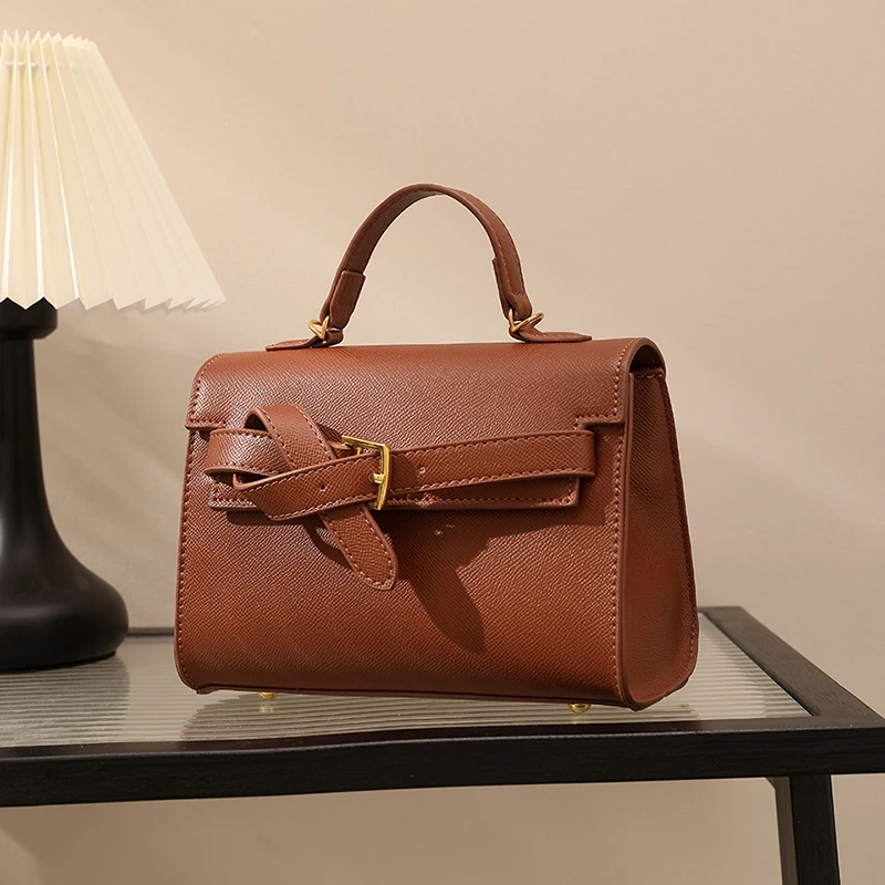 Sac à Main noir classique de marque pour femmes, petit Sac à bandoulière en cuir Pu solide avec poignée courte, Sac haut de gamme de styliste Bosas